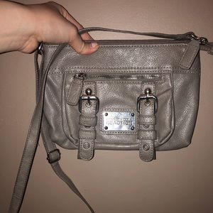 Kenneth Cole Reaction gray crossbody purse